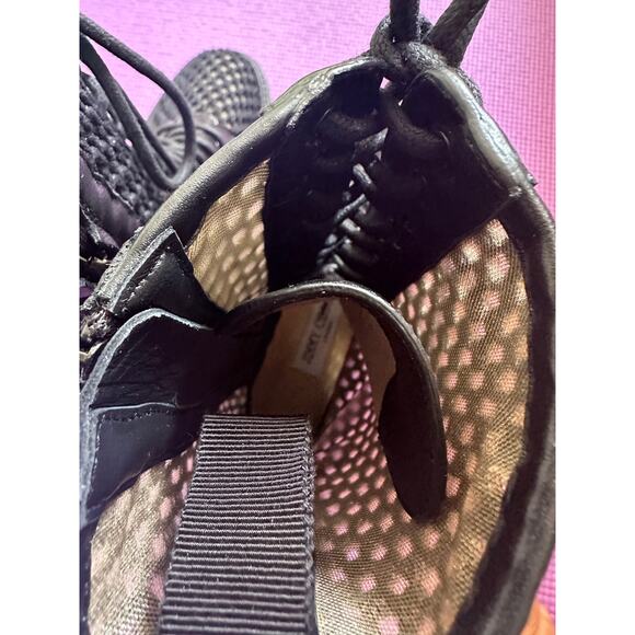 $1287 Jimmy Choo Womens Black Calfskin Ankle Combat Boots Size 36.5 - Picture 10 of 10